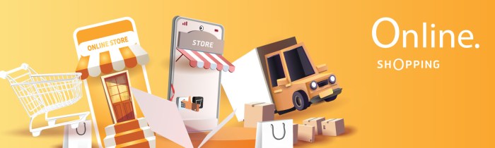 Ecommerce banner website marketing branding flat sales design illustration business preview stock